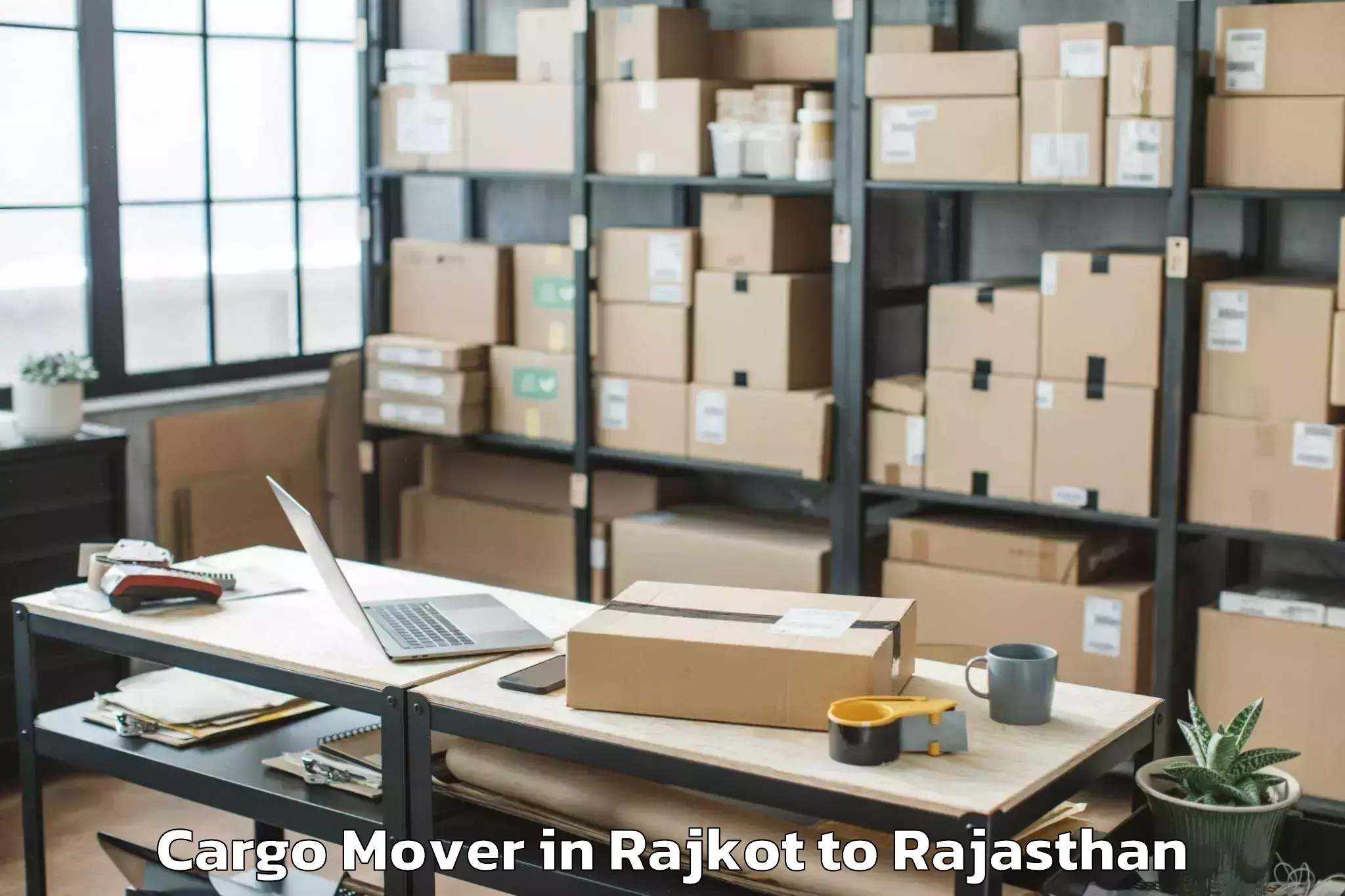 Book Rajkot to Basni Cargo Mover Online